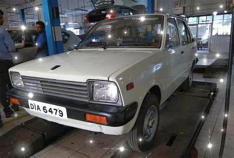 India’s first Maruti 800 fully restored and displayed at Maruti Suzuki ...