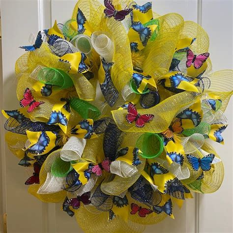 Butterfly Wreath - Etsy