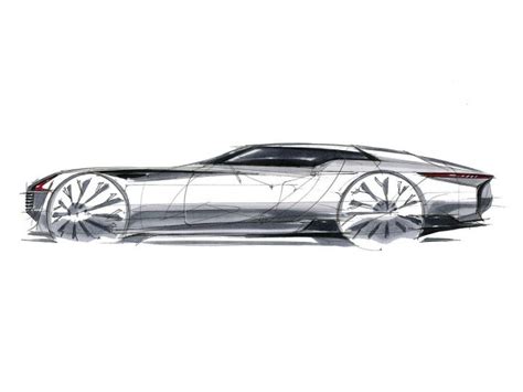 How to sketch a car in side view - Car Body Design