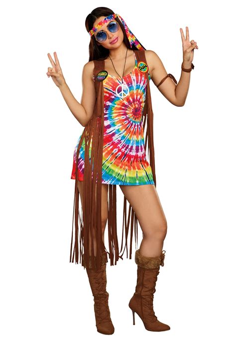 Hippie Hottie Women's Tie-Dye Costume