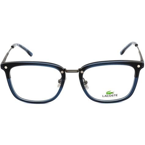 Lacoste Mens Blue Square Eyeglass Frames L2874PC42453