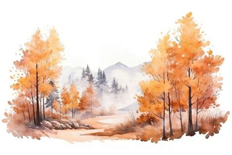 Wilderness landscape outdoors painting. | Premium Photo Illustration ...