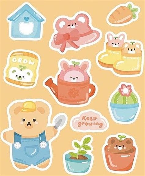 Cute Korean Sticker Printable