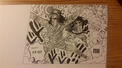 I made the Shanks vs. Kaido manga a few months ago. First panel of my ...