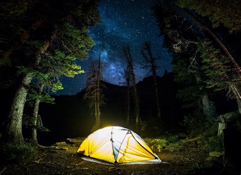 #nature, #landscape, #camping, #forest, #starry night, #Milky Way, #trees, #long exposure, # ...