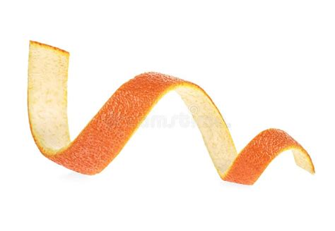 Peel of Fresh Orange Fruit on White Background Stock Image - Image of organic, peel: 176453523