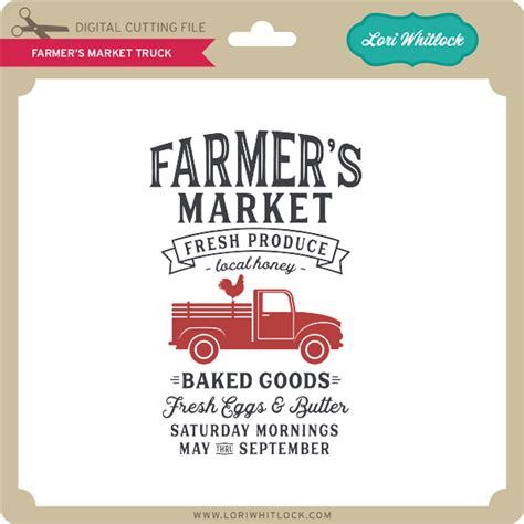 Farmer's Market Font - Lori Whitlock's SVG Shop