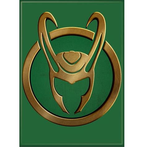 Marvel Studios Loki Series Helmet Symbol Magnet