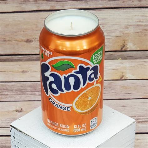 Fanta Orange Soda Pop Can Soy Wax Candle | 716 Candle Co.