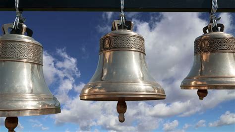 Church Bells Hanging On The Street Stock Footage Video 2594426 - Shutterstock