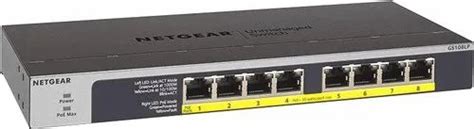 GS108LP Netgear 8-Port Gigabit Ethernet POE / POE Unmanaged Switch With ...