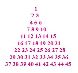 C program to pyramid number pattern - Codeforcoding