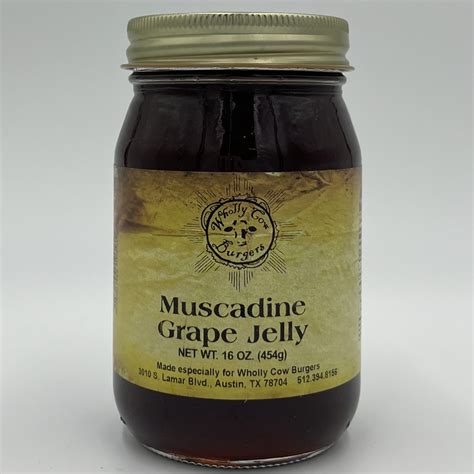 Muscadine Grape Jelly | Wholly Cow Burgers