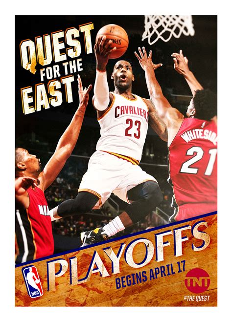 TNT NBA Playoffs 2016 poster design pitch on Behance