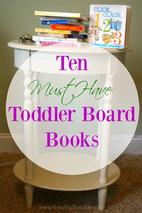 The Best Board Books for Toddlers | A Healthy Slice of Life