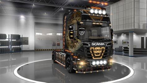 SCANIA R STEAMPUNK SKIN V1.0 | ETS2 mods | Euro truck simulator 2 mods ...