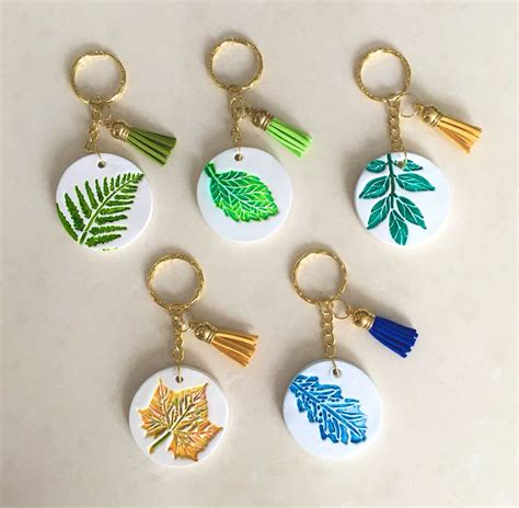 Air dry clay keychains – Artofit