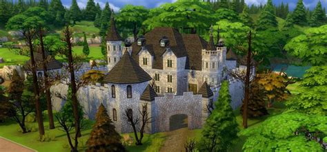 Sims 4 Castle Designs