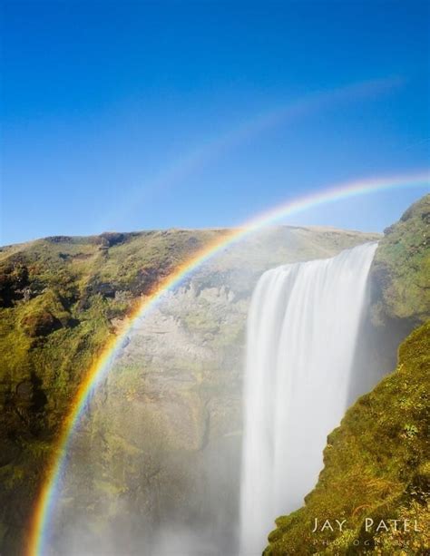 Rainbow over waterfall | Waterfall, Beautiful places, Dream vacations