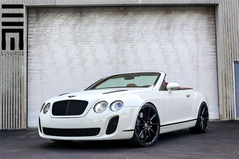 Exclusive Motoring Puts Its Hands on White Bentley Continental GT Convertible — CARiD.com Gallery