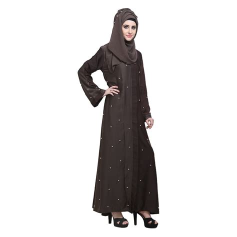 Islamic dress online- Party wear abaya | Dual colored | Front open