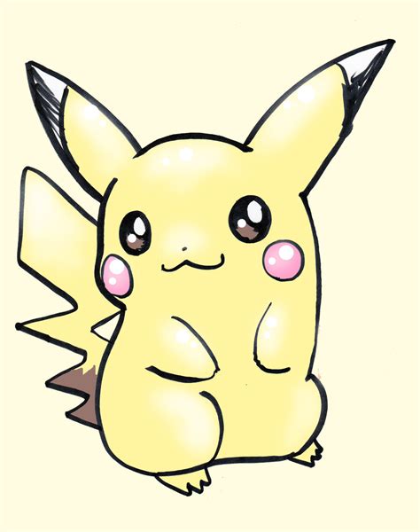 Pikachu Tierno Dibujos Pikachu Drawing Pokemon Drawings Pokemon Sketch ...