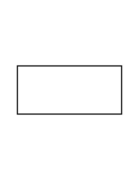 Flashcard of a Rectangle | ClipArt ETC