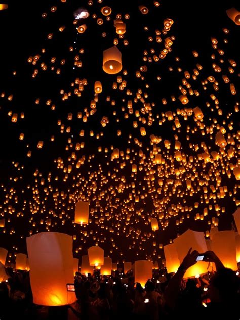 Sky Lantern Festival Thailand 2024 - Alexi Austina