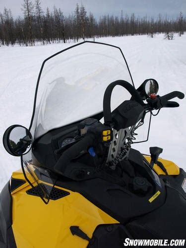 Snowmobile Pictures: Snowmobile 2012 Ski-Doo Skandic SWT Windshield, Snowmobile Images