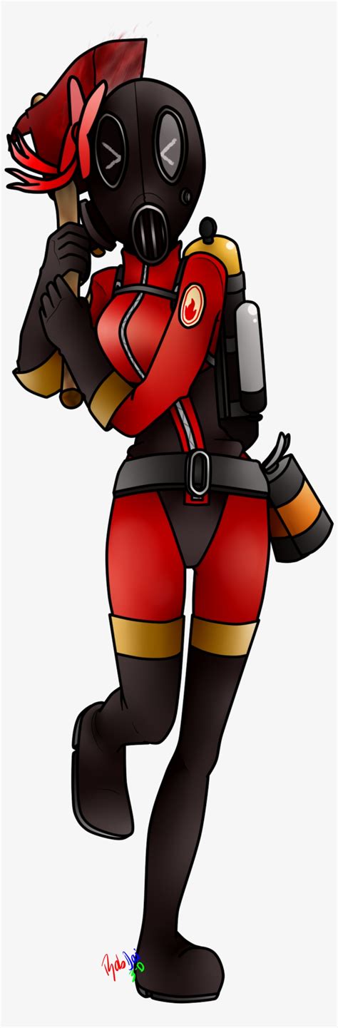 Author Comments - Tf2 Pyro Fan Art - Free Transparent PNG Download - PNGkey