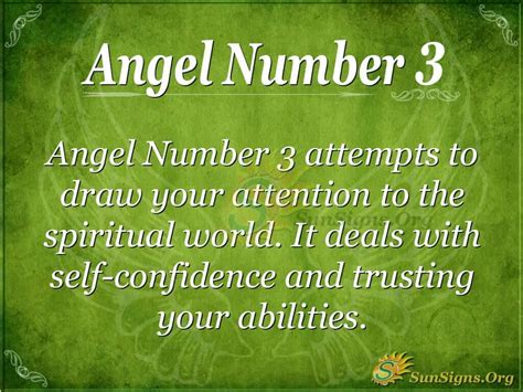 What Does Angel Number 3 Mean? | SunSigns.Org