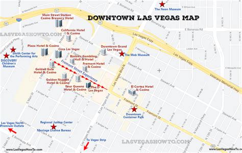 Downtown Las Vegas Map 2020 - Connie Celestina