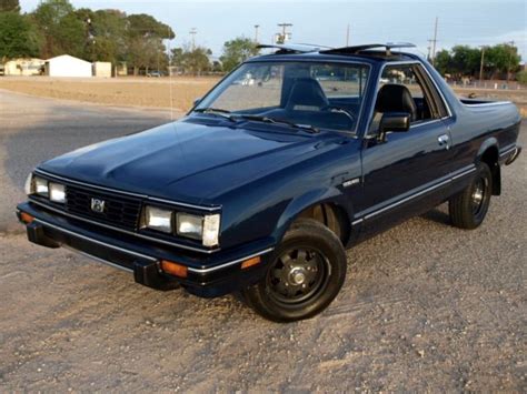 1986 Subaru Brat, runs well, excellent body, paint, and interior, cold ...