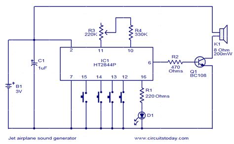 Jet engine sound generator