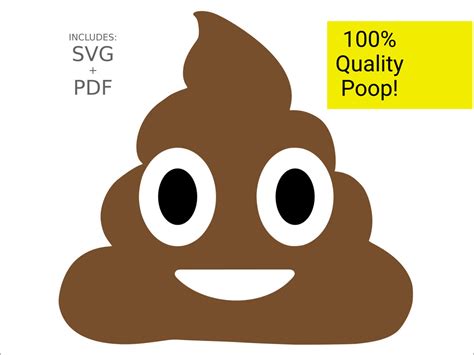 20 Emoji Clip Art Digital Poop Clipart Smiling Poop Faces Printables ...