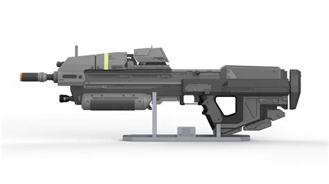 Halo MA37 Assault Rifle - Stl Cad Bundle 3D Model by MakerLab