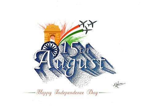 Digital painting & Illustration on 15th August Independence day Happy Independence Day Messages ...