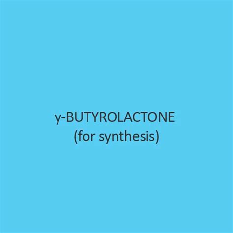 Buy Y-Butyrolactone (For Synthesis) online in small quantities from anywhere in India.