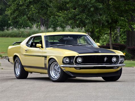 1969 Ford Mustang Boss (302 & 429) Wallpapers | MustangSpecs.com