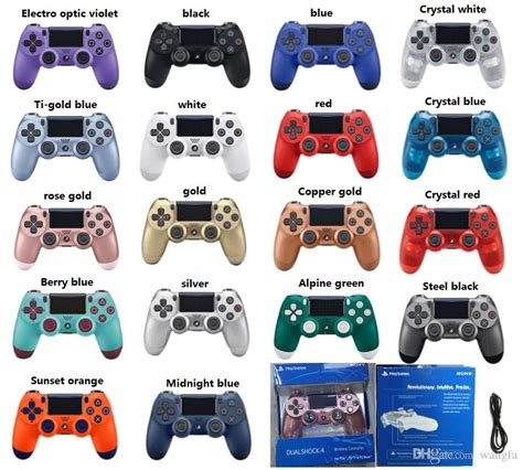 NEW 18 colors PS4 controllers Wireless Controller Bluetooth Game Controllers Double Shock for ...