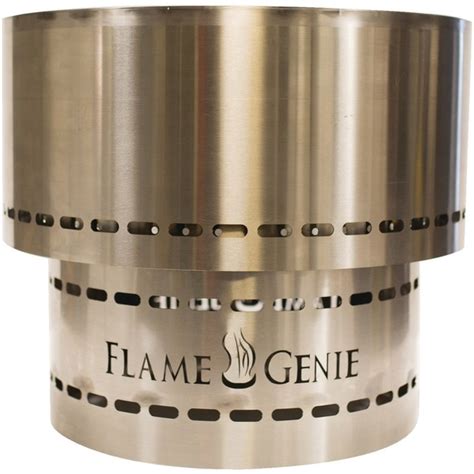 Flame Genie Flame Genie INFERNO Wood Pellet Fire Pit (Stainless Steel ...