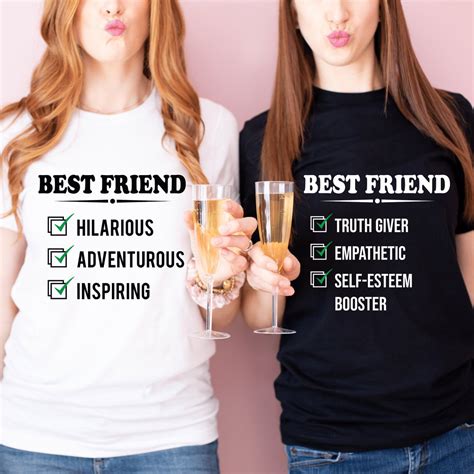 Best Friend Matching Shirt. Best Friend Matching Shirts. Personalized Shirts. Girls Trip. Funny ...