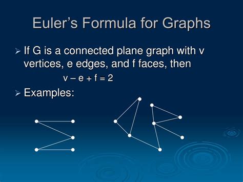 PPT - Applications of Euler’s Formula for Graphs PowerPoint Presentation - ID:187298