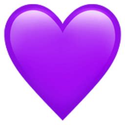 Purple Heart Emoji Meaning Text - Janainataba