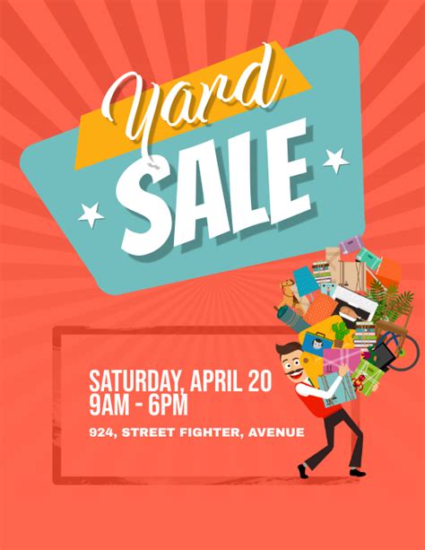 Yard Sale Flyer Template Database