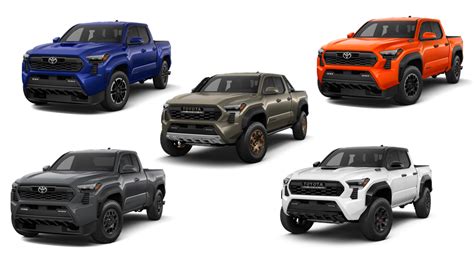 Toyota Tacoma Color Chart - Infoupdate.org