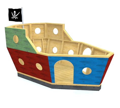 DIY Pirate Ship Plans | 8 Pirate Ship Playsets for Kids - Paul's Playhouses