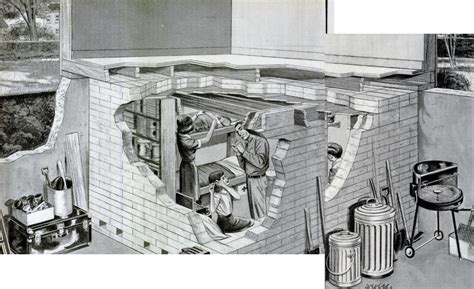 Basement Bomb Shelter, 1961 - Invisible Themepark