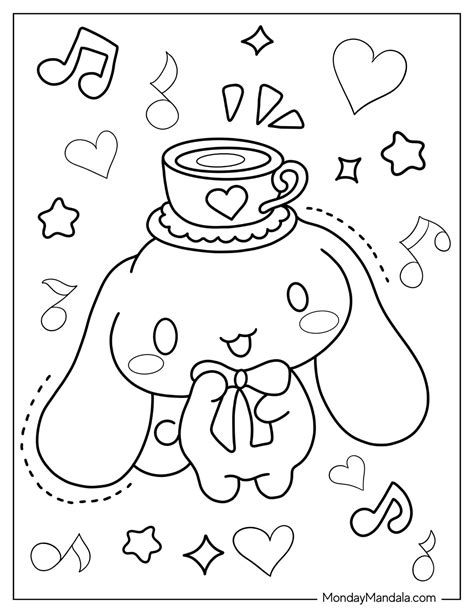 22 Cinnamoroll Coloring Pages (Free PDF Printables)