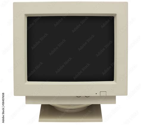 Old CRT Monitor Stock Photo | Adobe Stock